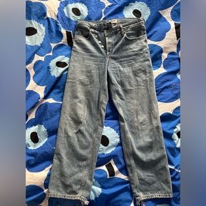 Agolde asymmetrical jeans